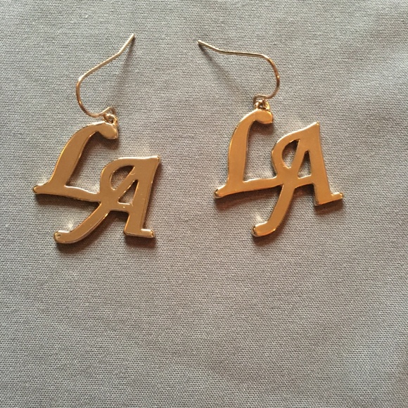 LA Gold Earrings Forever 21 - Picture 1 of 2